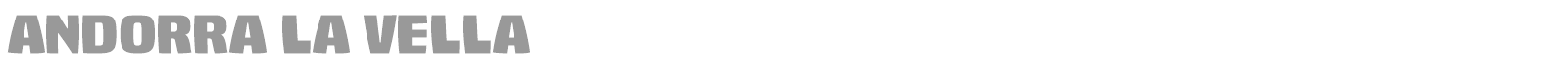Andorra la Vella font preview